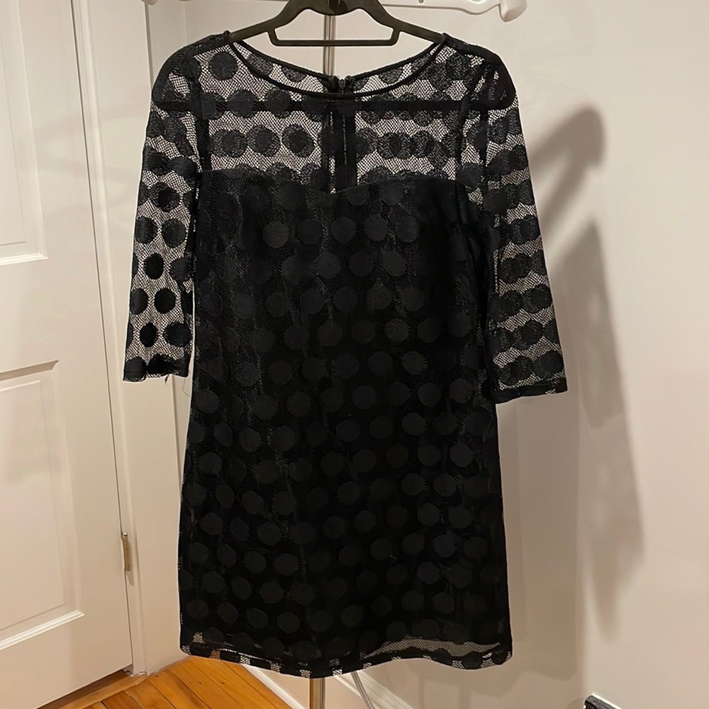 Betsy Johnson black retro mini dress